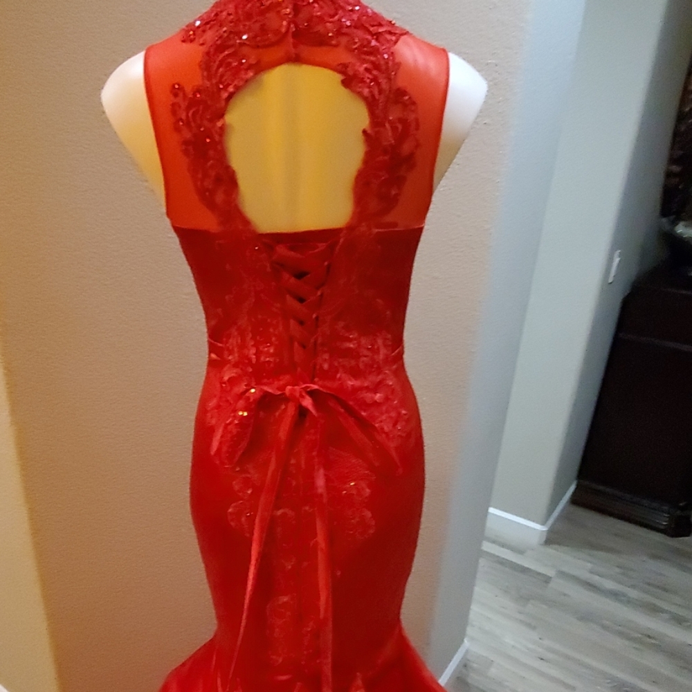 Red Formal Gown - Picture 7 of 8